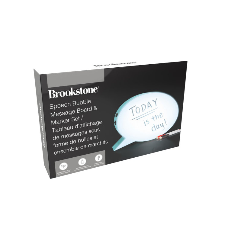 Brookstone Speech Bubble Message Board Blue Wayfair Canada